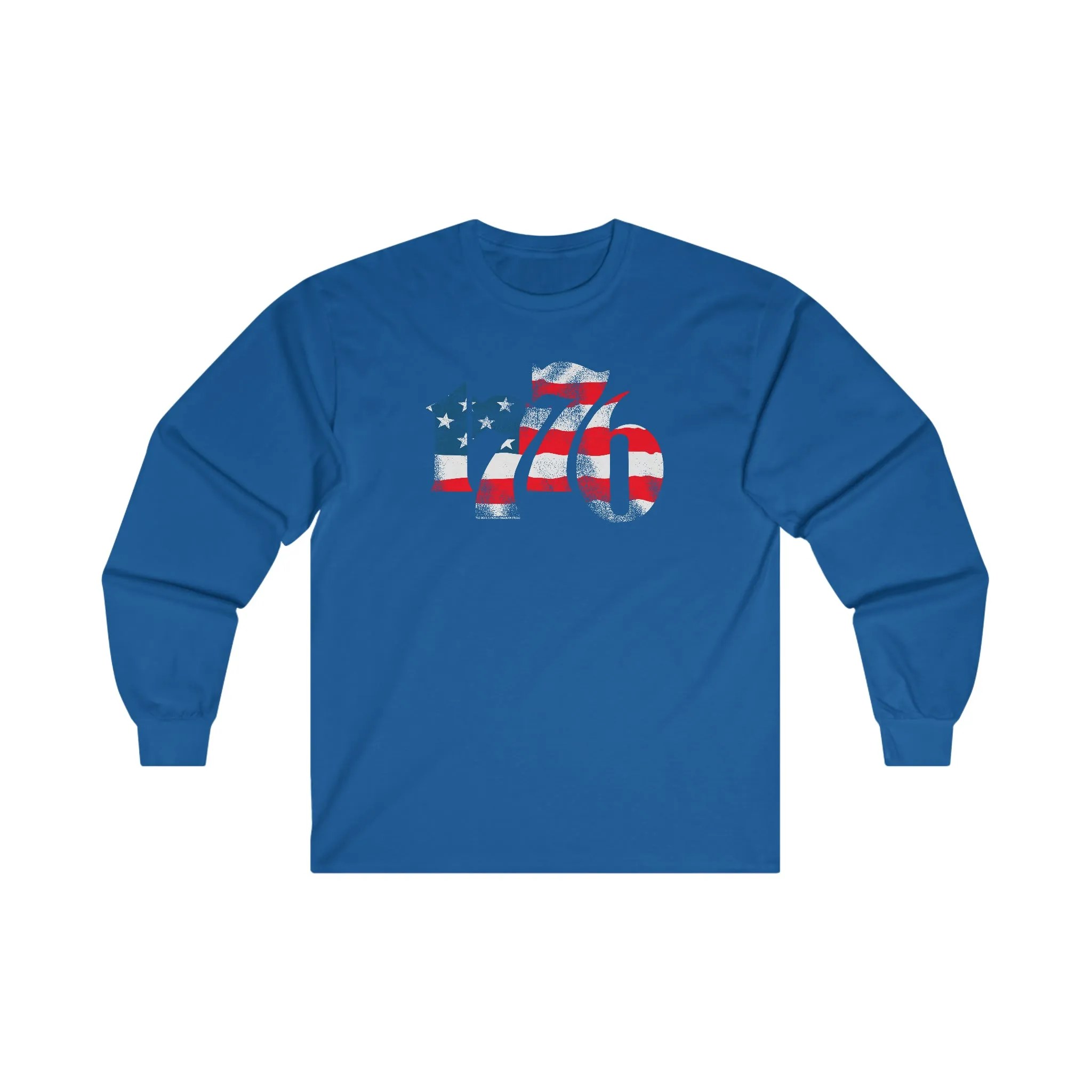 1776 American Flag Long Sleeve Tee