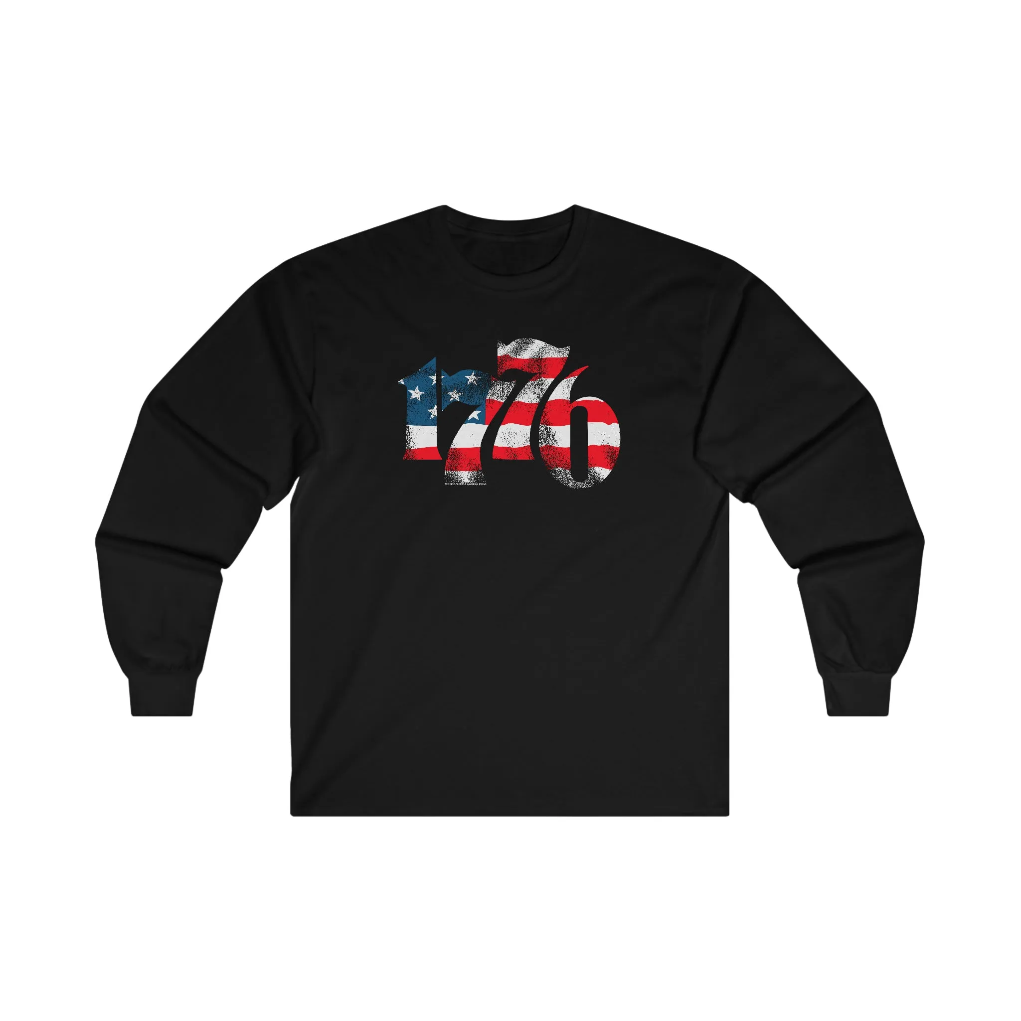 1776 American Flag Long Sleeve Tee