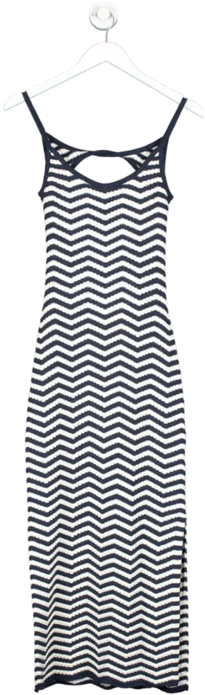 4th & Reckless Blue Albi Knit Maxi Dress UK 6