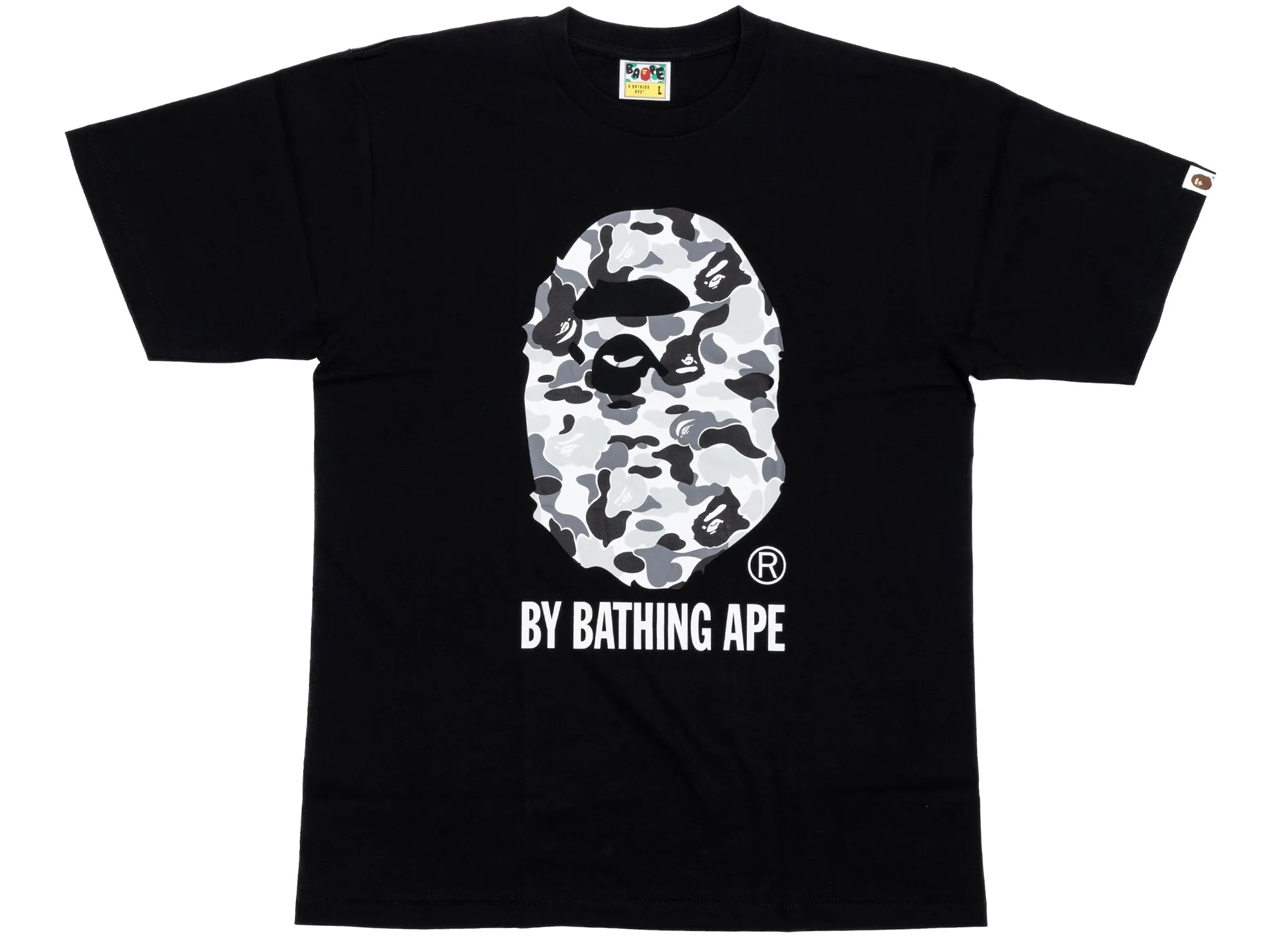 Bathing Ape Unisex ABC Camo Tee in Black/White - Casual Designer T-Shirt