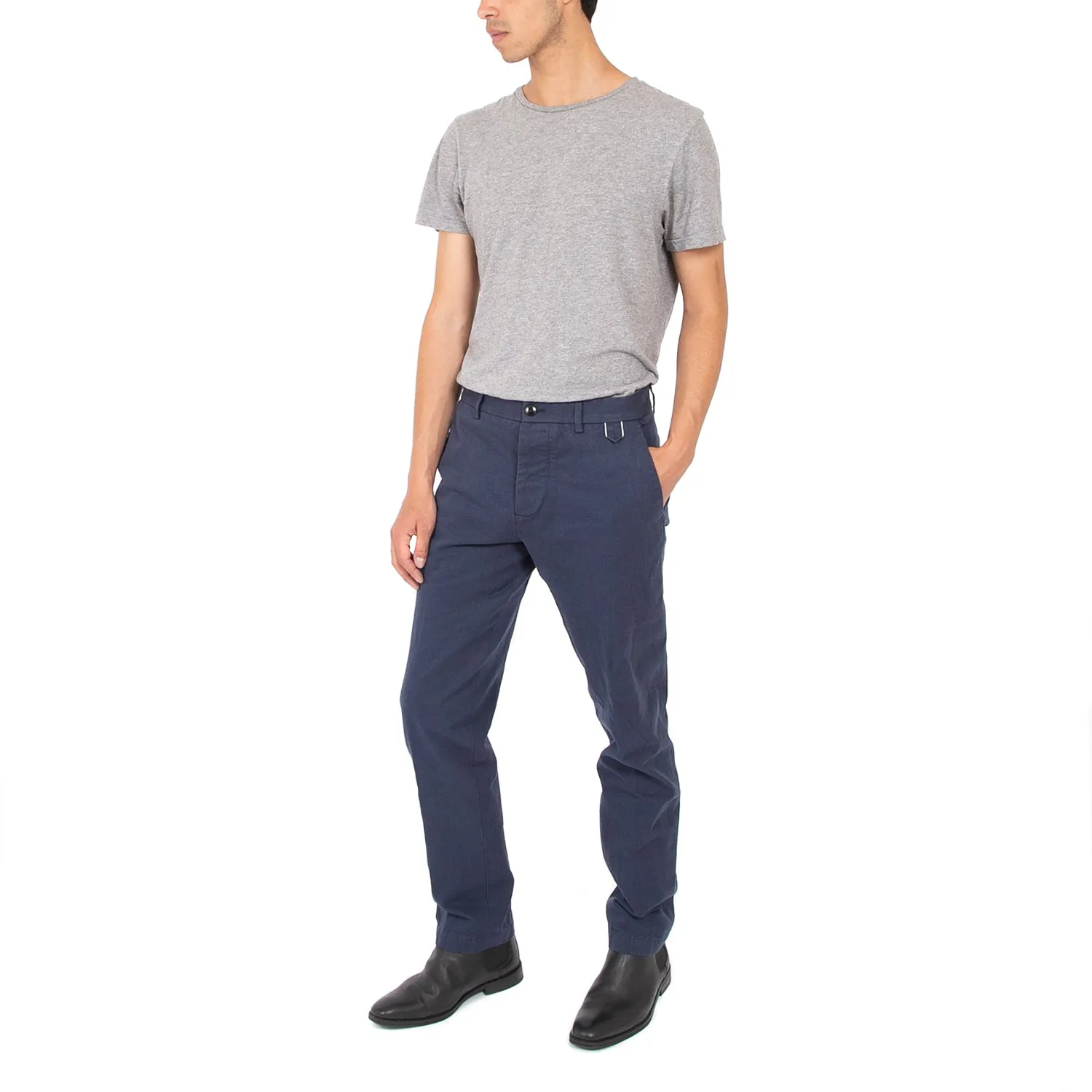 A.B.C.L. - Selvedge Gabardine Chino - Blue