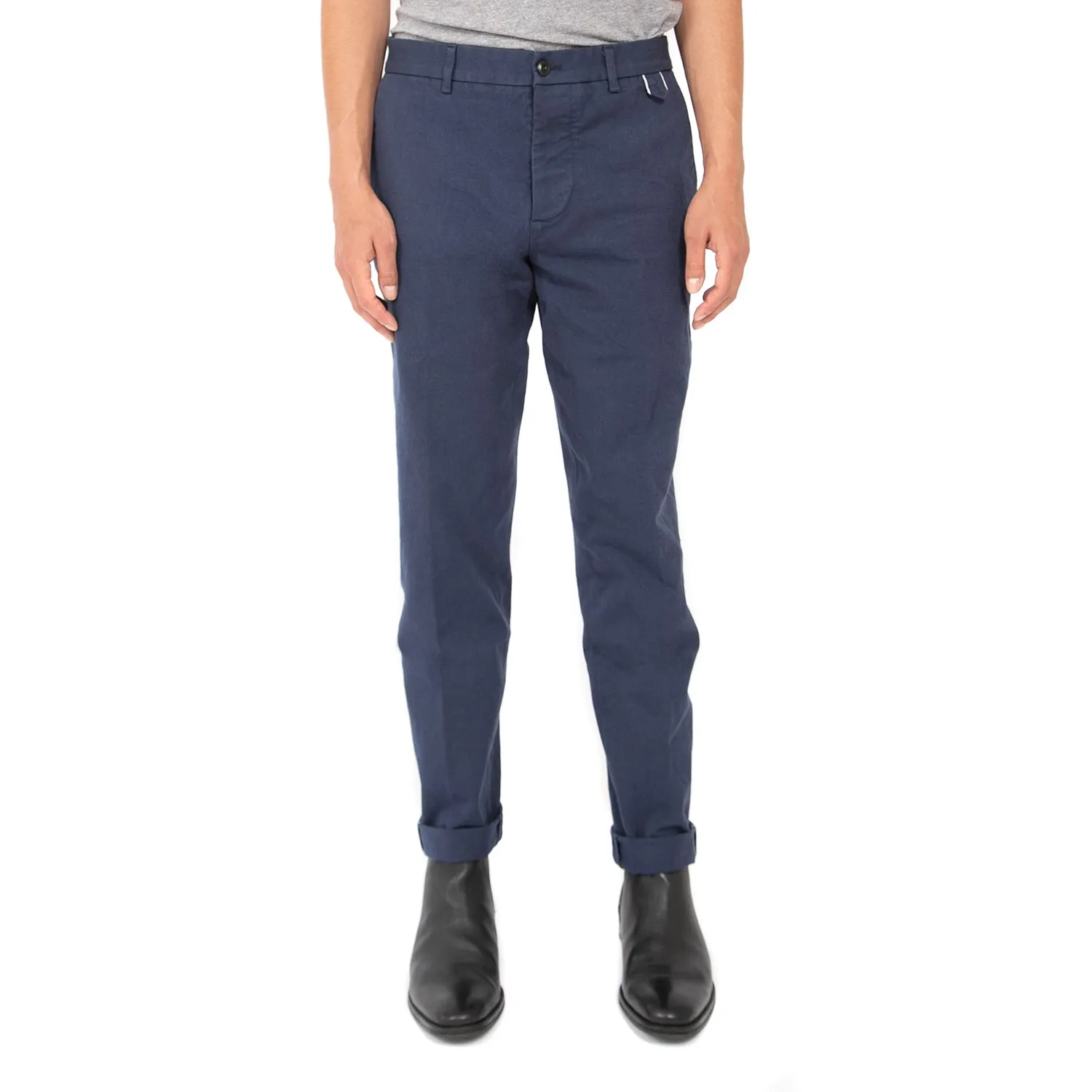 A.B.C.L. - Selvedge Gabardine Chino - Blue