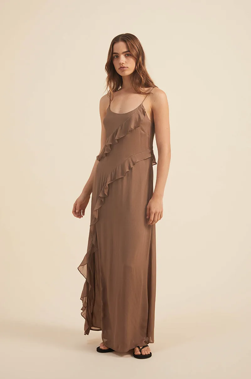 AELIA Maxi Dress - mocha