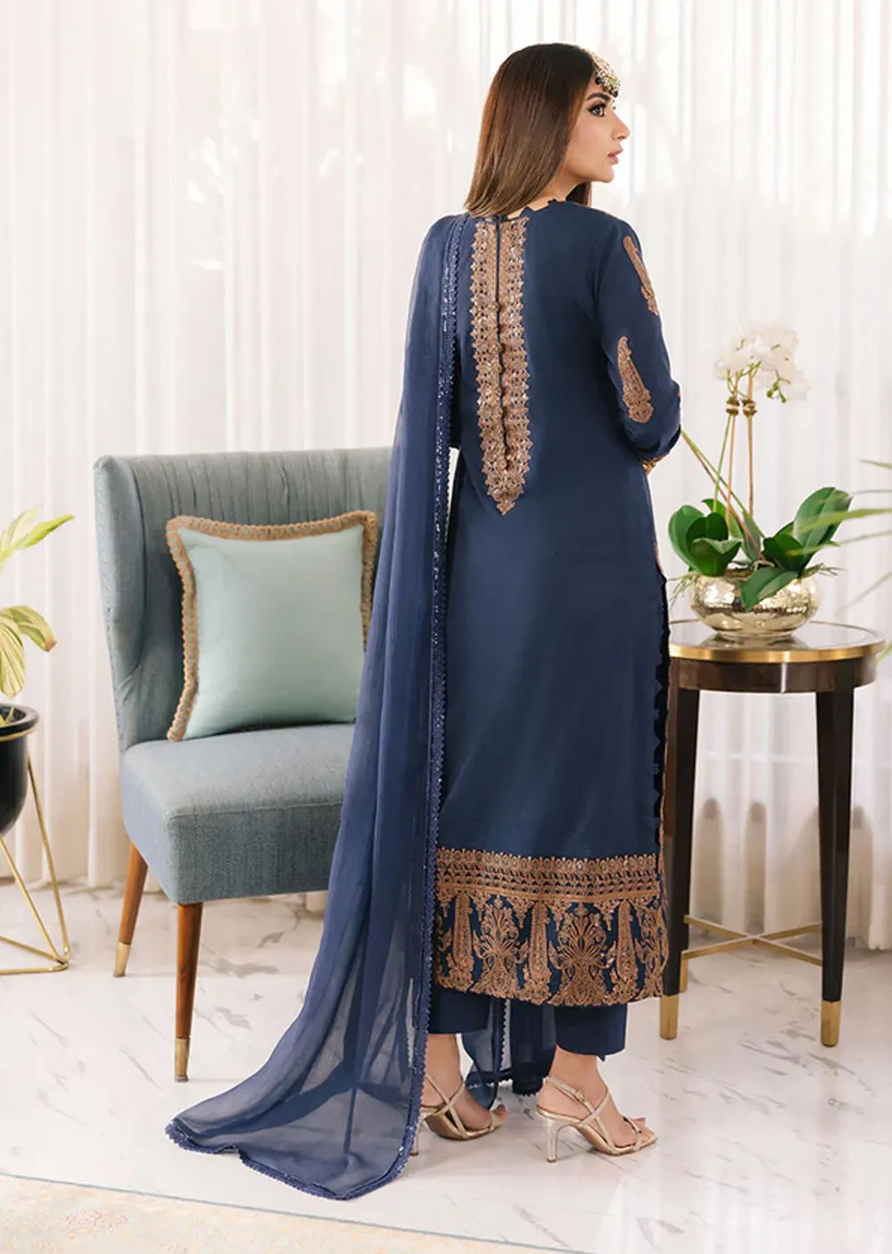 AJSM-49 - Unstitched - Maahru, Noorie & Meerub Collection 2023