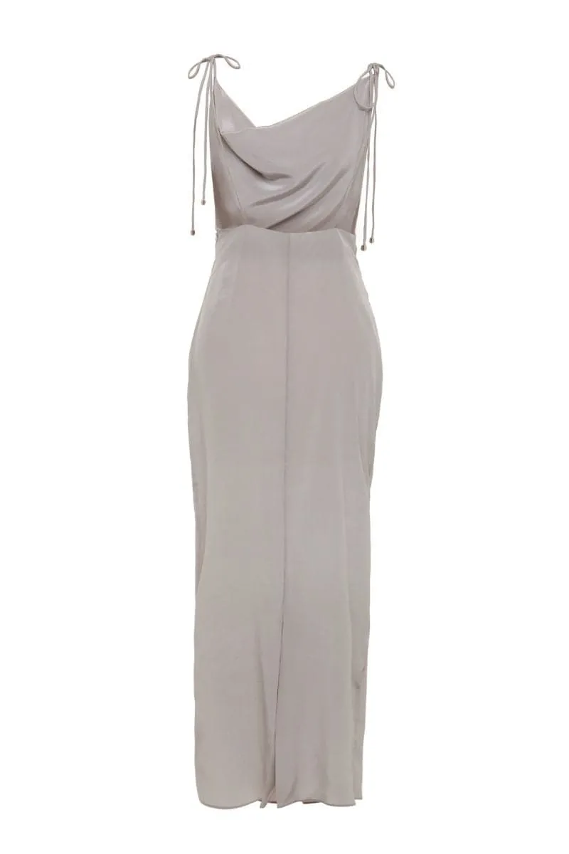 ALICE SILK MIDI DRESS