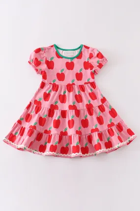 Apple print dress