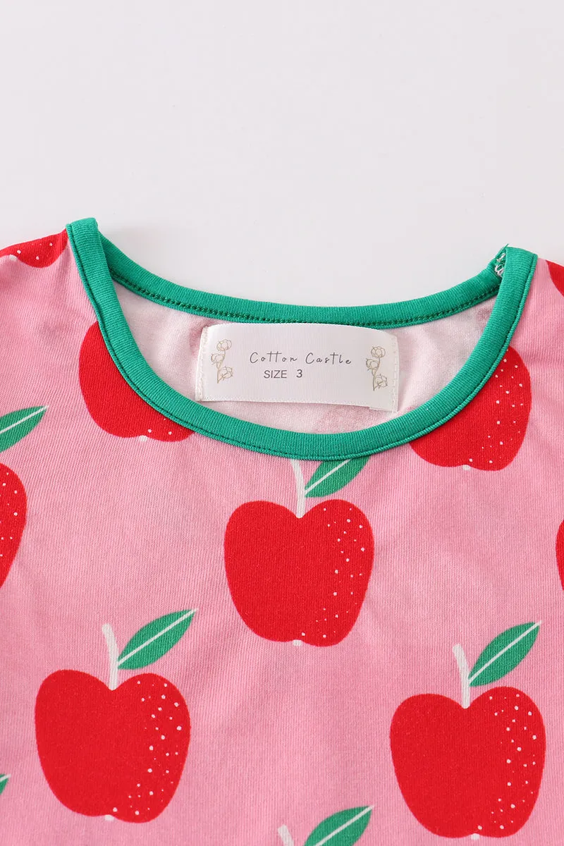 Apple print dress