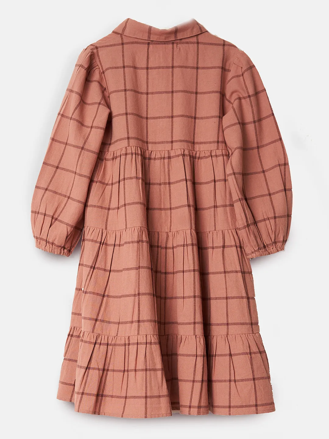 Aria Check Shirt Dress