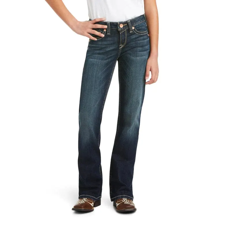 Ariat Jeans Girls Real Boot Cut Kylee Lakeshore