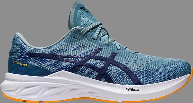 Asics dynablast 3 'light steel deep ocean' sneakers, blue