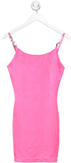 ASOS Pink X Juicy Couture Velour Charm Strap Dress UK M