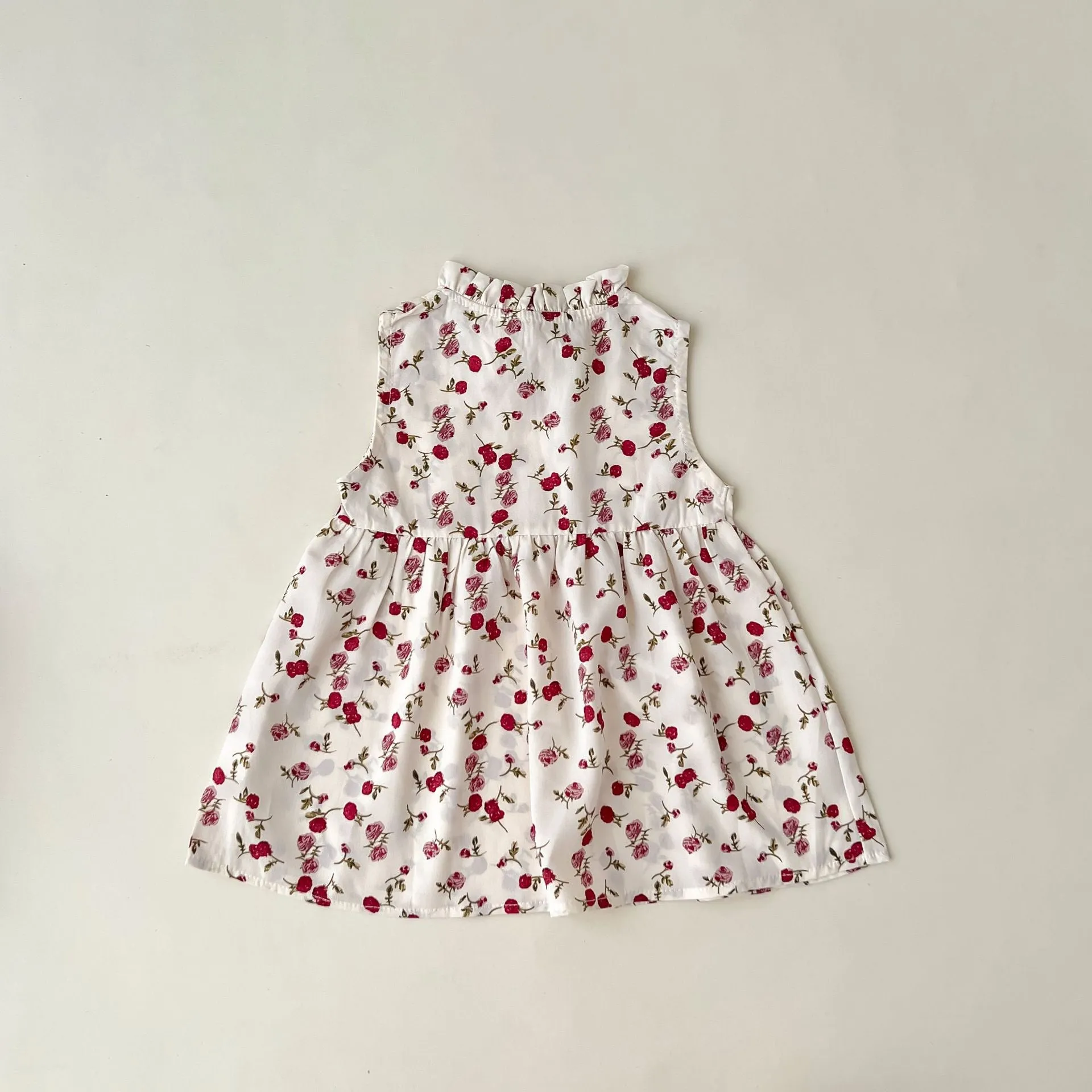 Baby Kid Girls Flower Print Dresses Wholesale 24030110