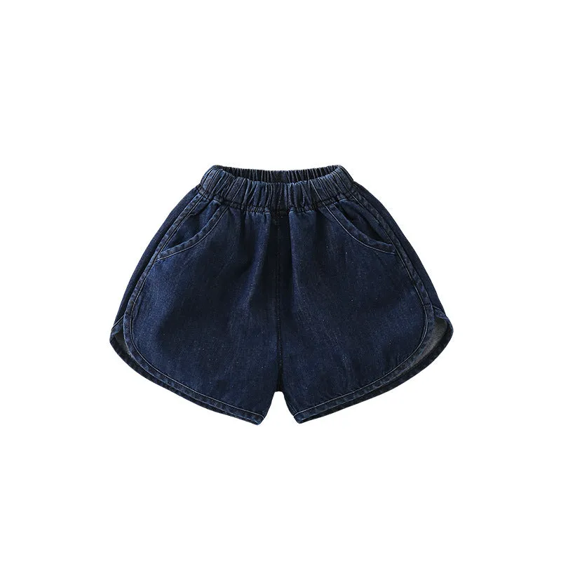 Baby Kid Girls Solid Color Shorts Wholesale 240409284