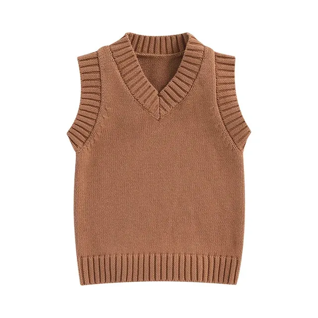 Baby/Toddler (to 5T) Boys Autumn Sweater Vest - Neutrals