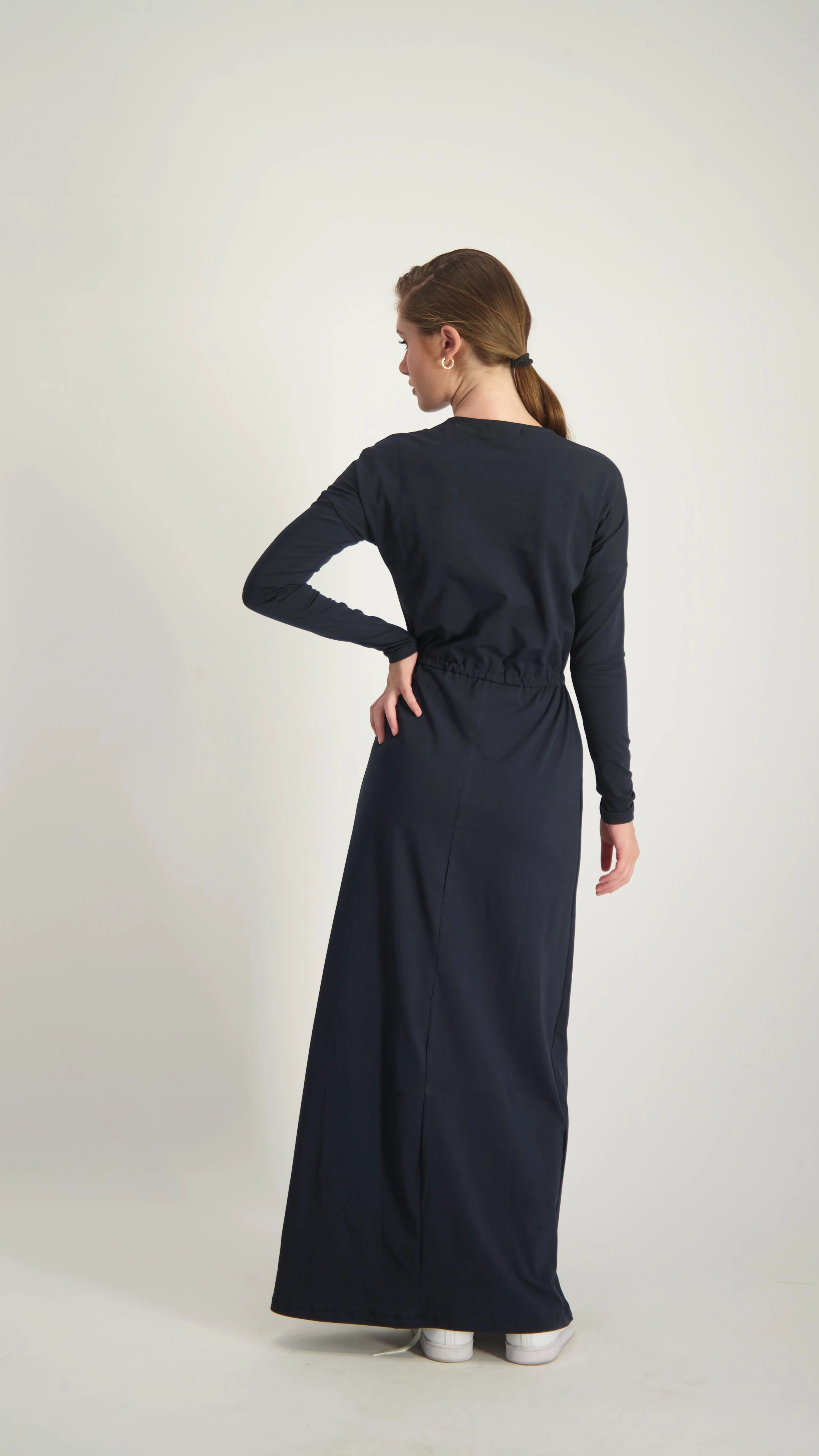 Belted Dress / Navy