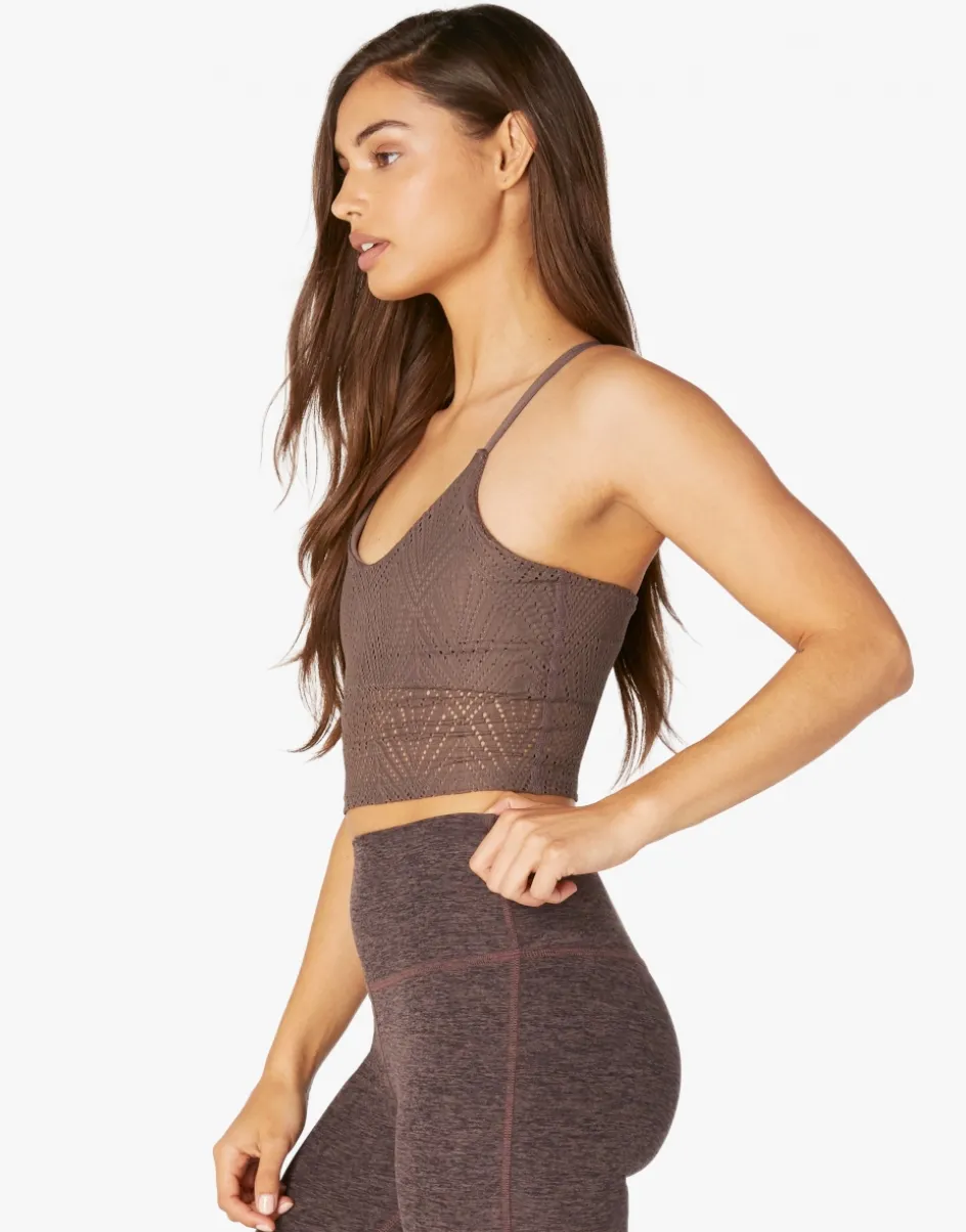 Beyond Yoga Mesh in Line Cropped Tank Top