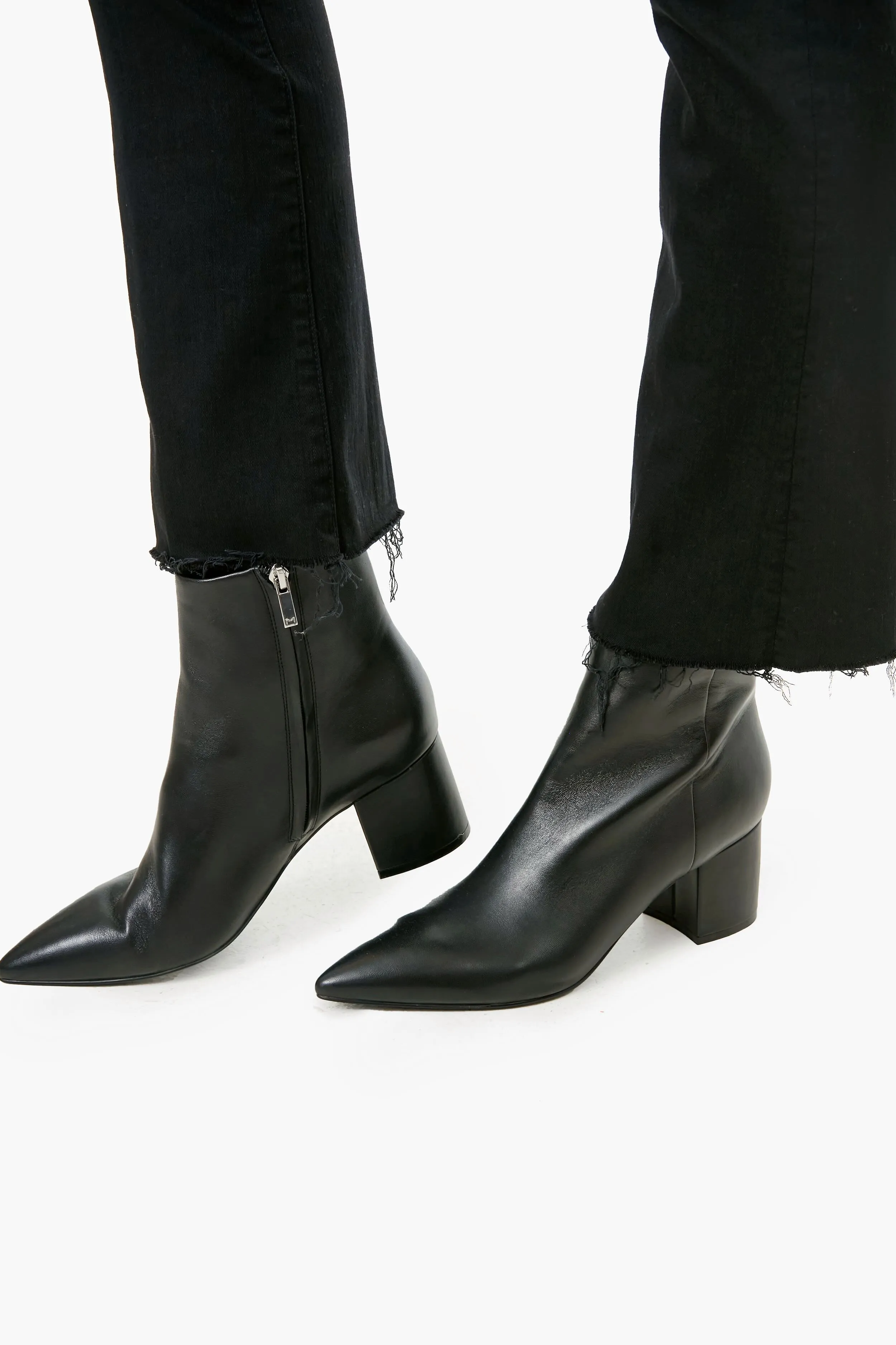 Black Leather Jarli Boots