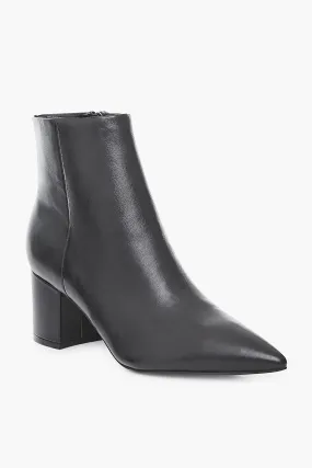 Black Leather Jarli Boots