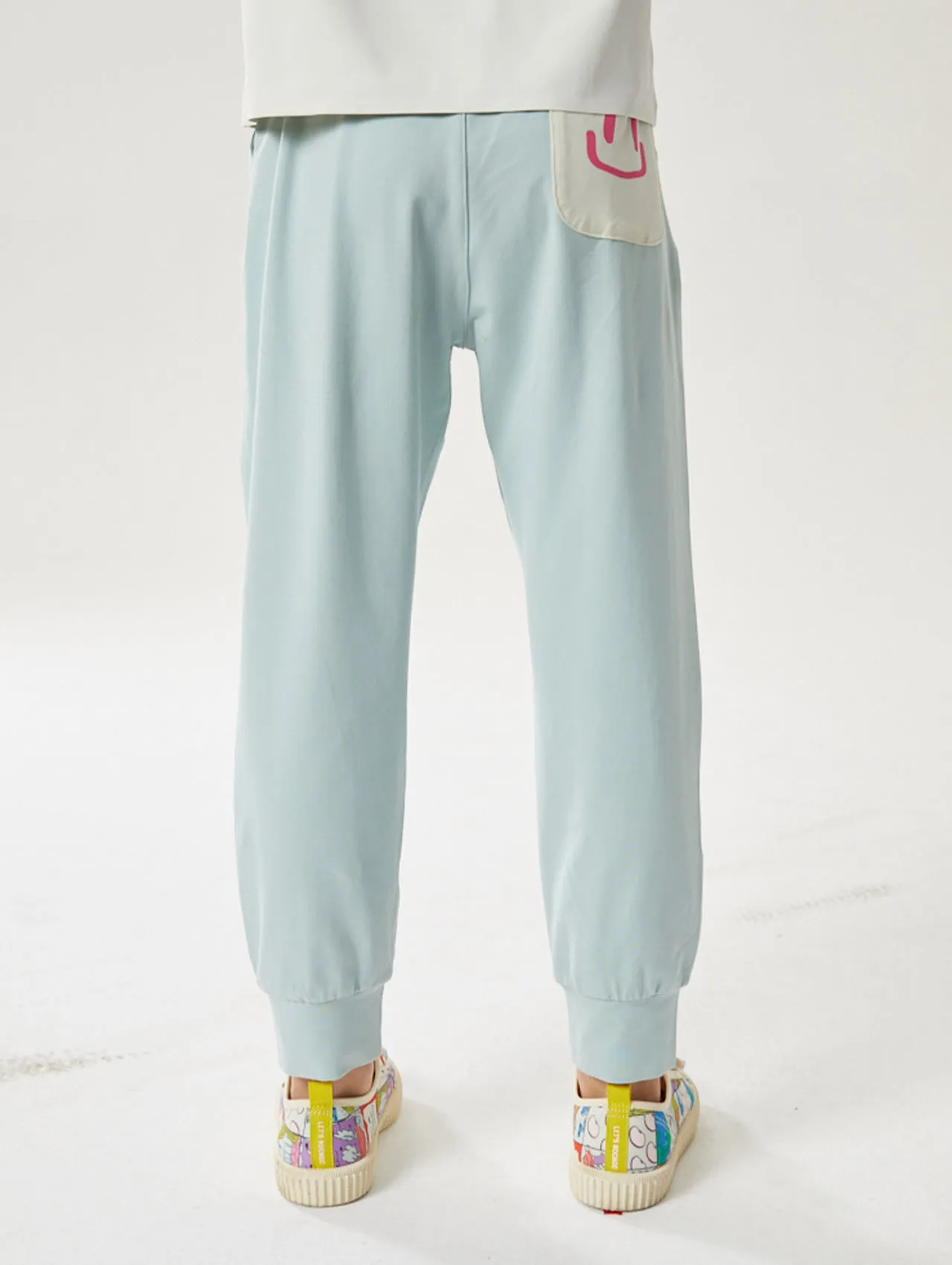 Breathable Cotton Family Matching Sweatpants