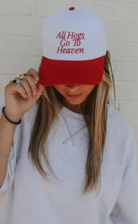 charlie southern: all hogs go to heaven trucker hat