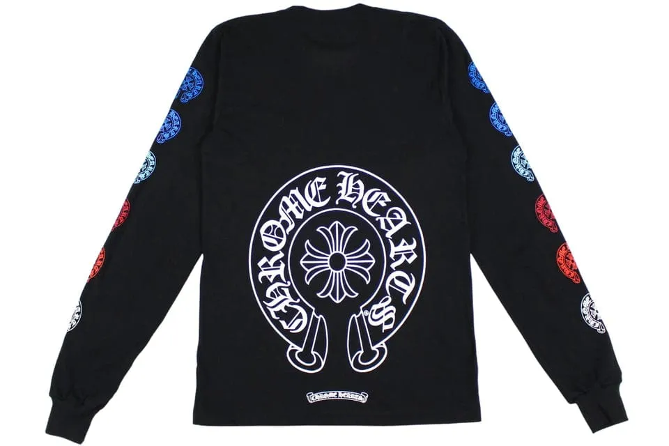 CHROME HEARTS MULTI COLOR HORSE SHOE LONG SLEEVE