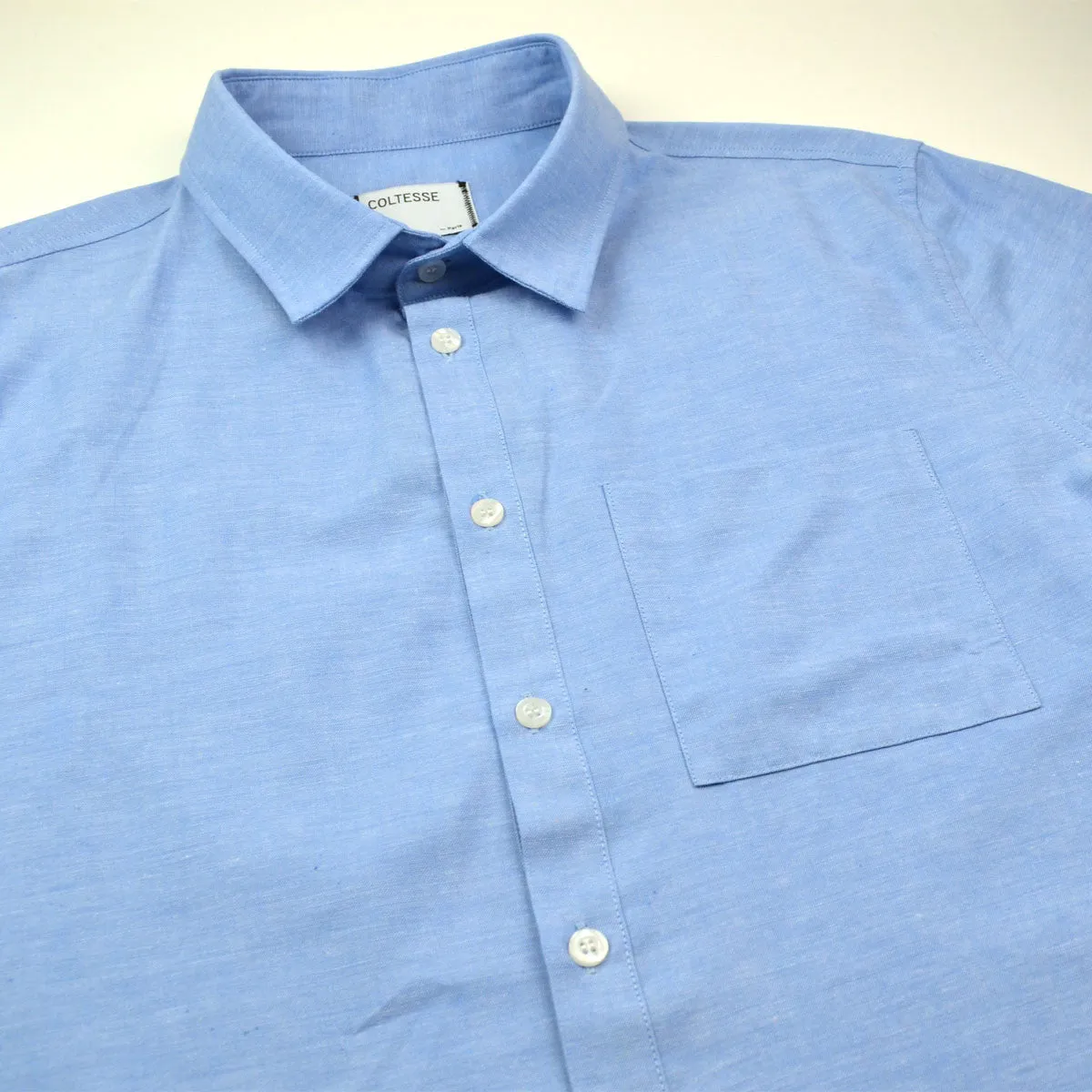 Coltesse - Iyo Classic Shirt with Pocket - Light Blue