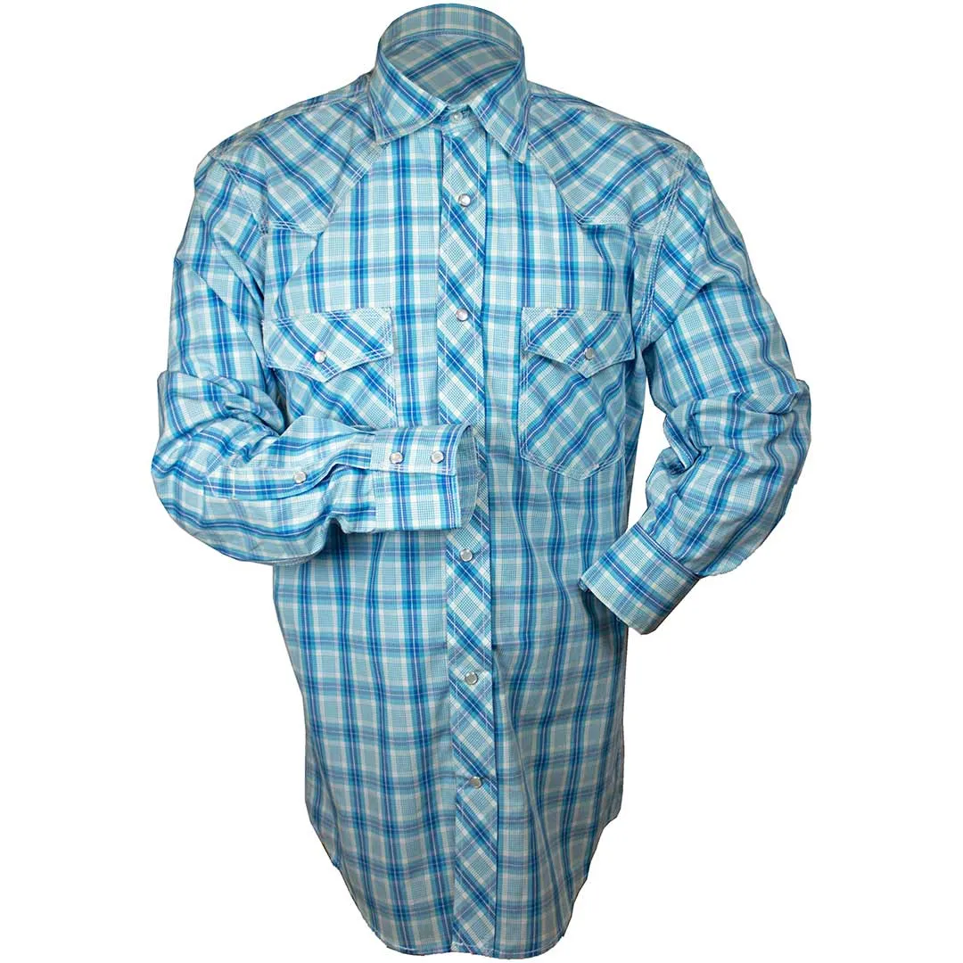 Cowboy Collection Men's Check Plaid Snap Shirt