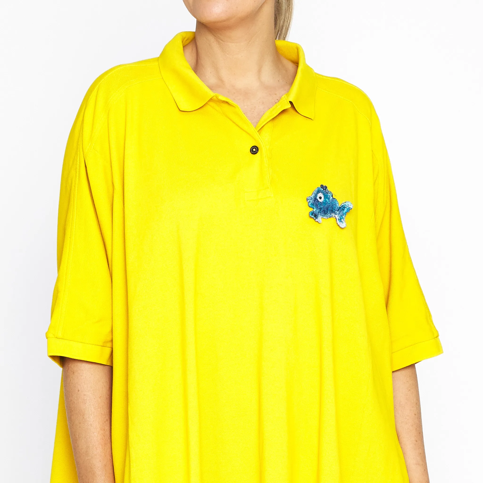 DIP-2430905 S/S Polo tunic lemon