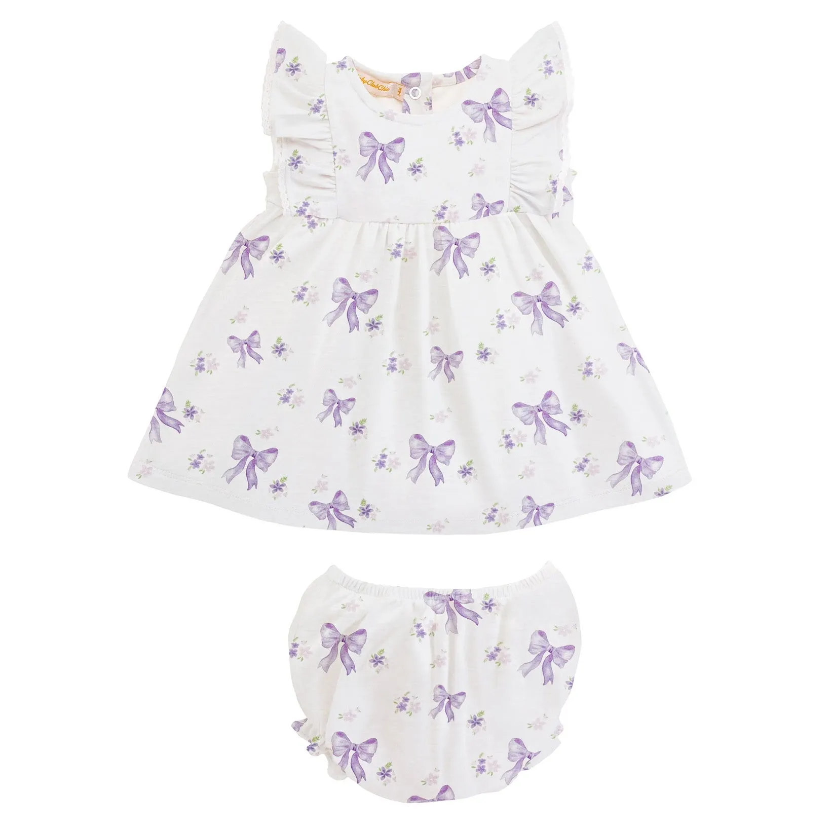 Dress - Lavender Bows