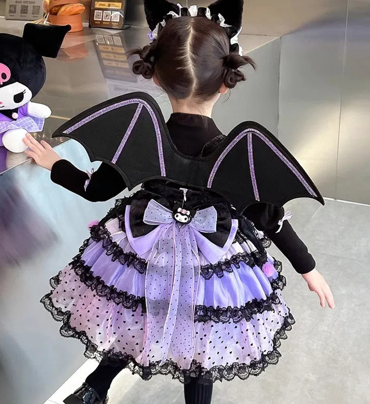 Fashion Kuromi Dress Set For Children PN6447