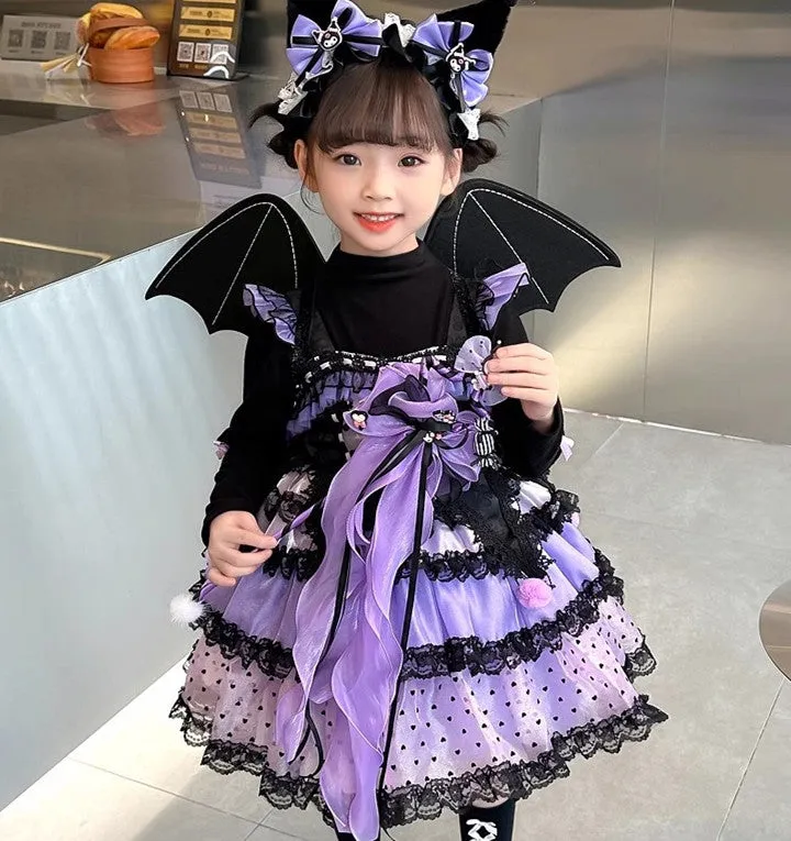 Fashion Kuromi Dress Set For Children PN6447