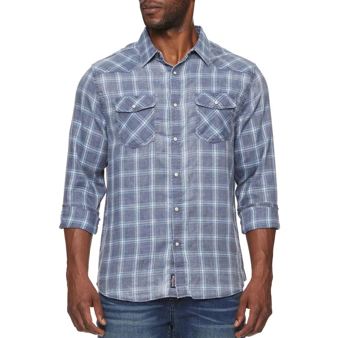 Flag & Anthem Men's Harrison Vintage Soft Plaid Snap Shirt