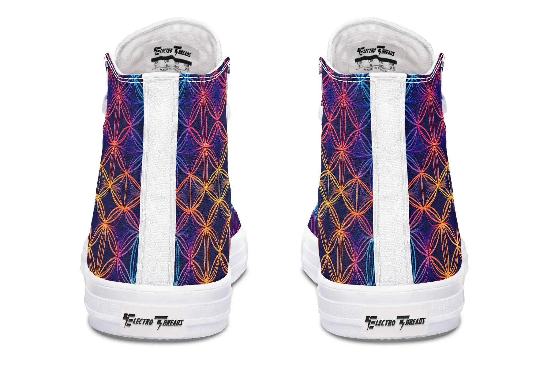 Flower Of Life High Top Shoes