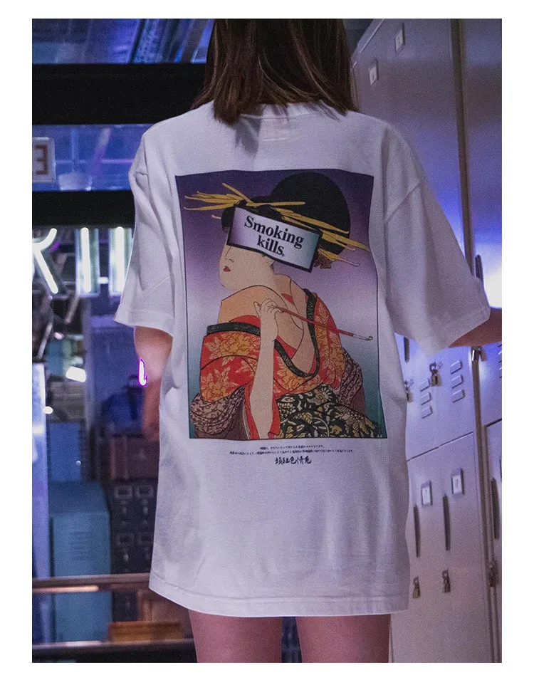 FR2 Ukiyoe Smoking Kills Tee