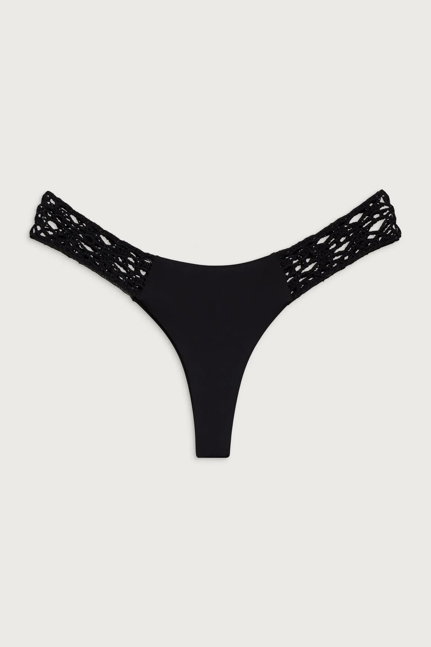 Frankies Bikinis Tanner Cheeky Bikini Bottom Black