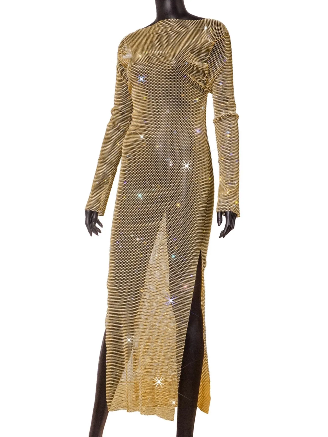 GOLD DIAMOND DRESS