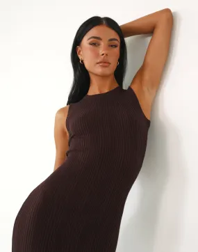 Hunter Maxi Dress (Brown)