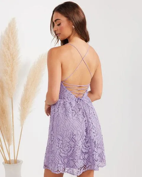 Leona Dress- Lilac