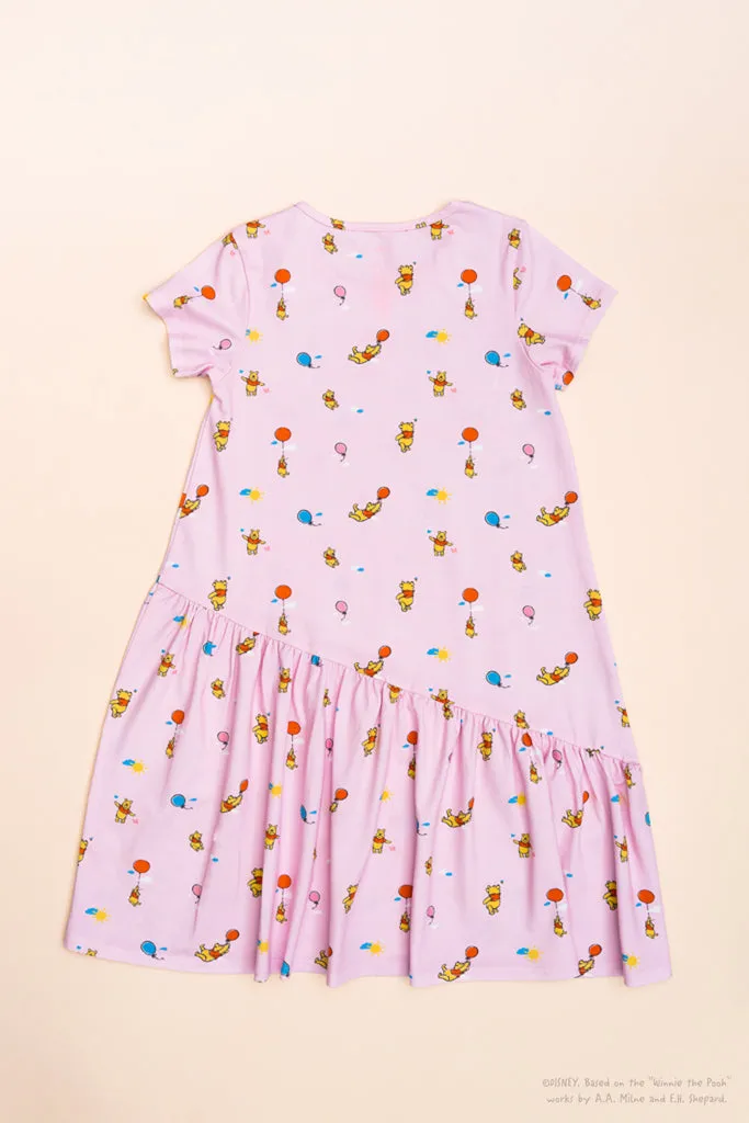 Mary Dress - Pink Balloon Pooh