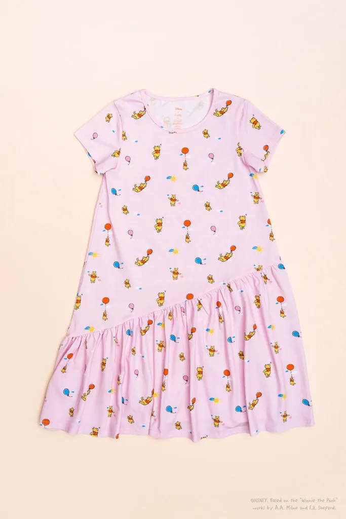 Mary Dress - Pink Balloon Pooh