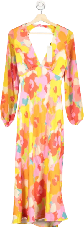 Never Fully Dressed Multicoloured Blossom Bo Dress UK 8