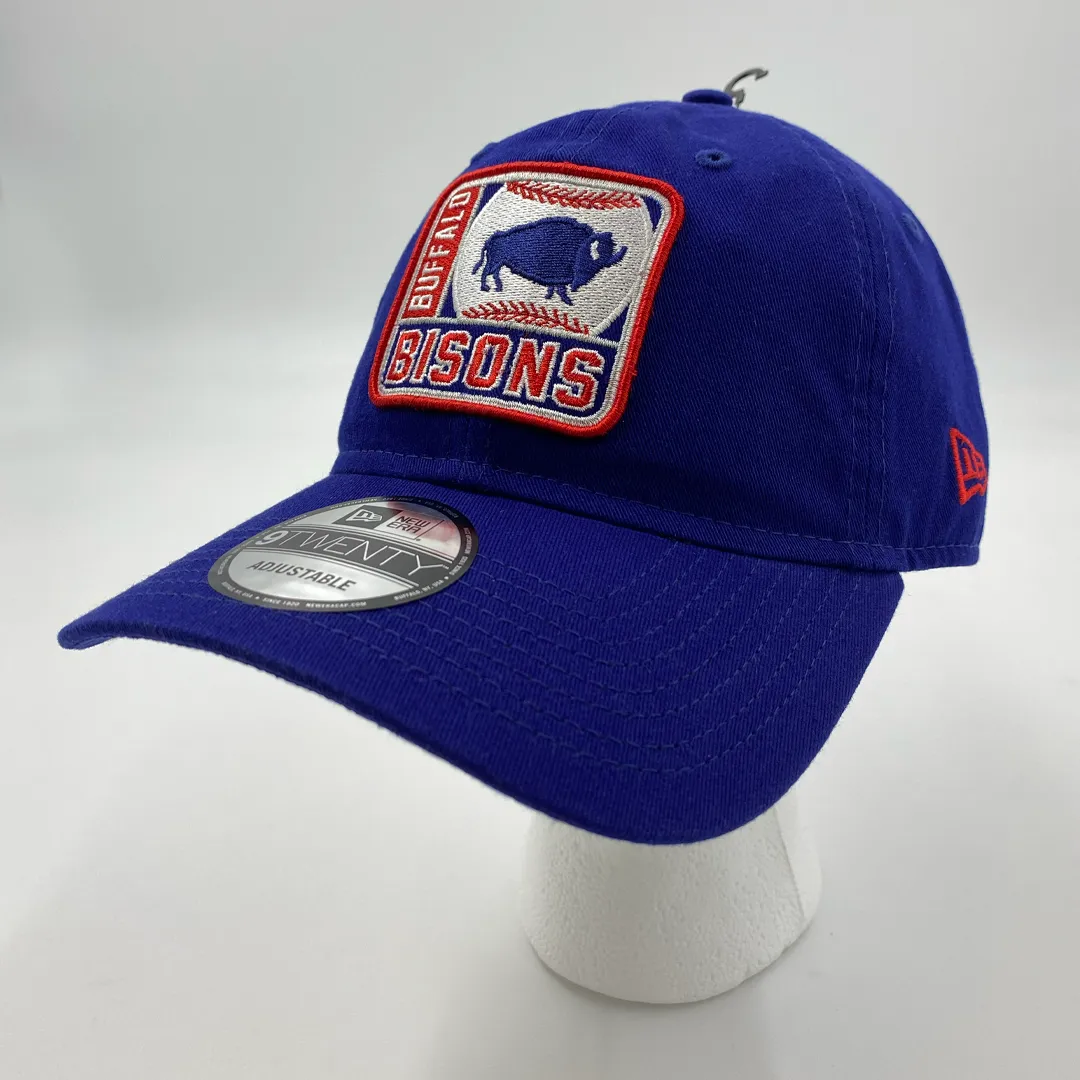 New Era Buffalo Bisons Square Logo Royal Adjustable Hat