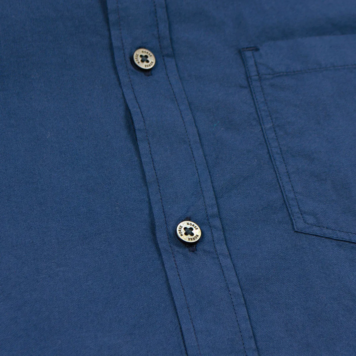 Norse Projects - Anton Light Oxford Overdyed Shirt - Navy