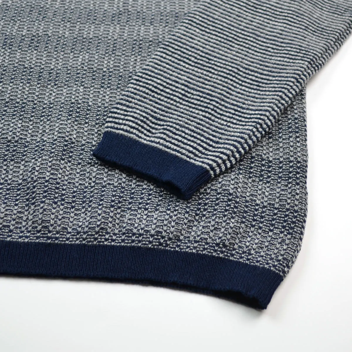 Norse Projects - Sigfred Denim Stitch Sweater - Dark Navy