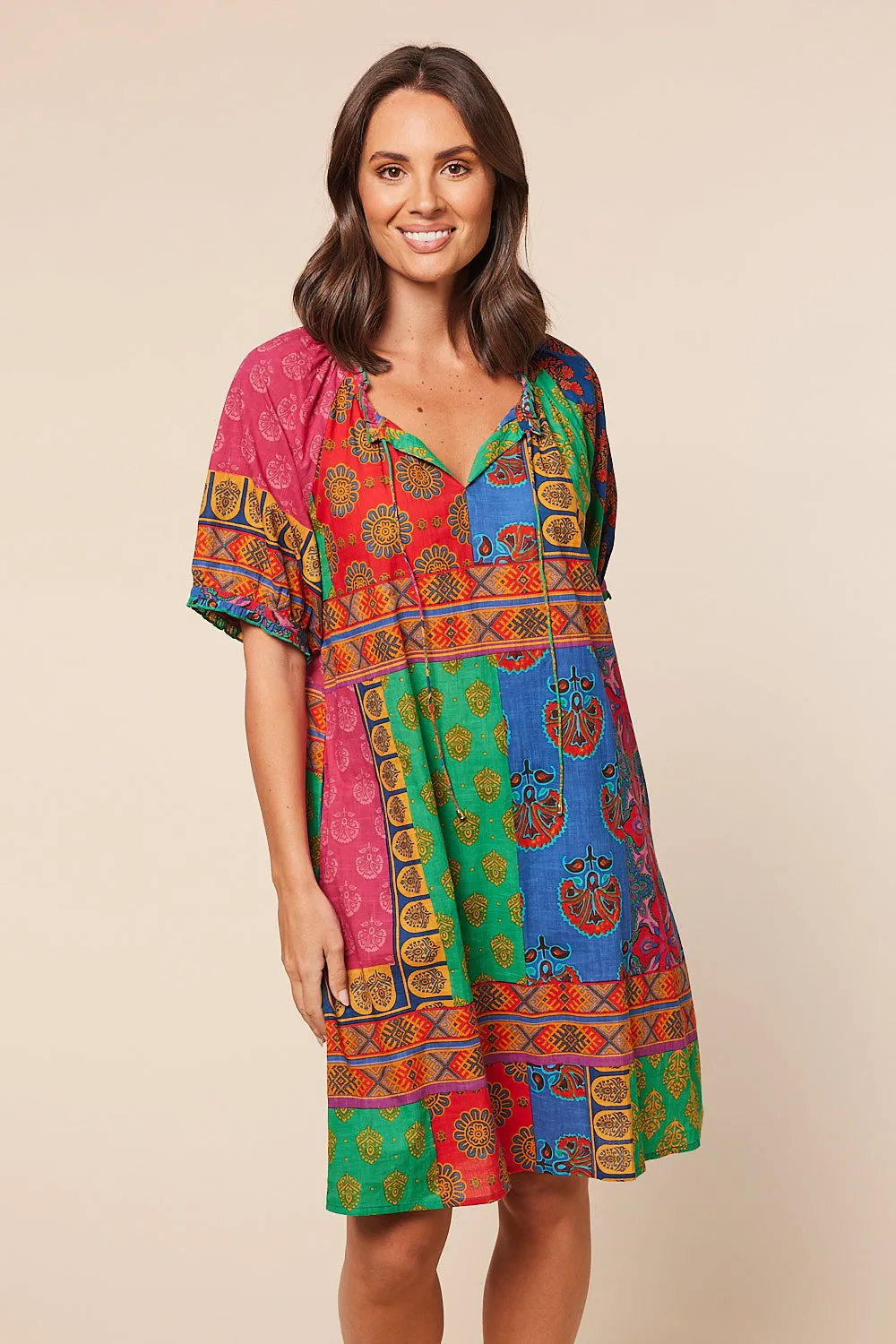 Panama Shift Dress in Elodie