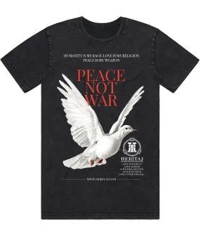 PEACE NOT WAR-VINTAGE WASH-TEE-NR