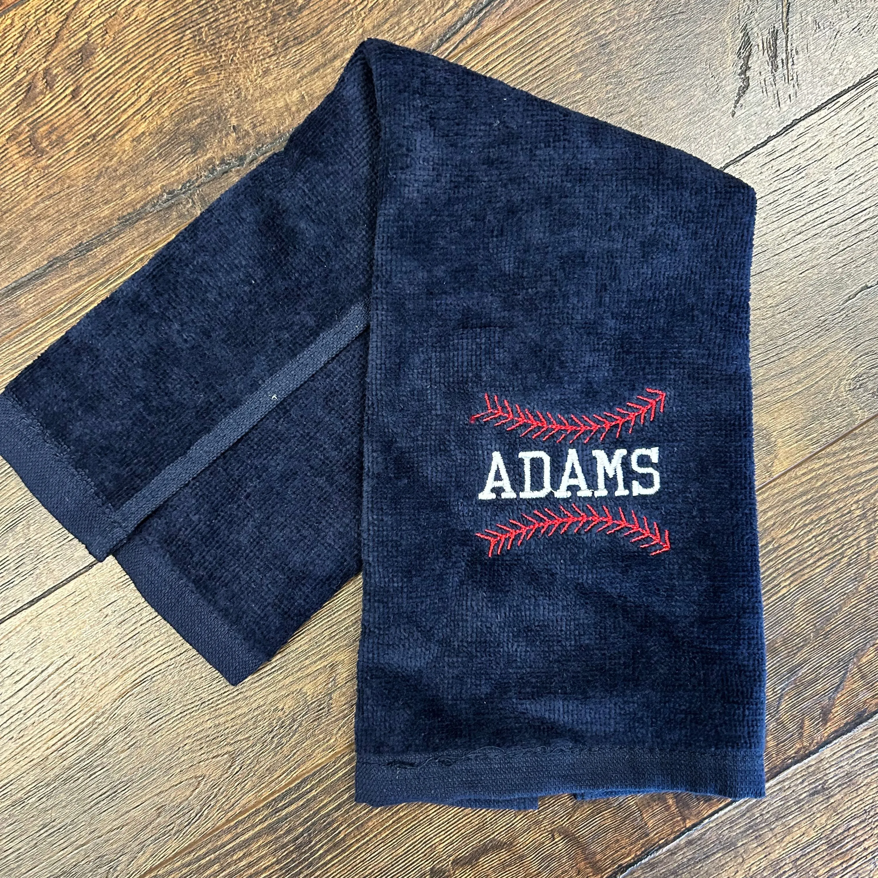 Personalized Baseball Towel