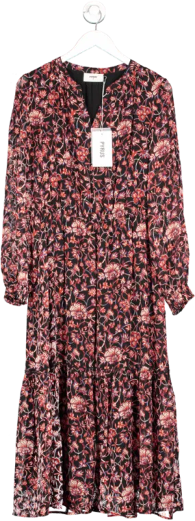 Pyrus Black The Mabel Dress Is Jaipur Print UK S