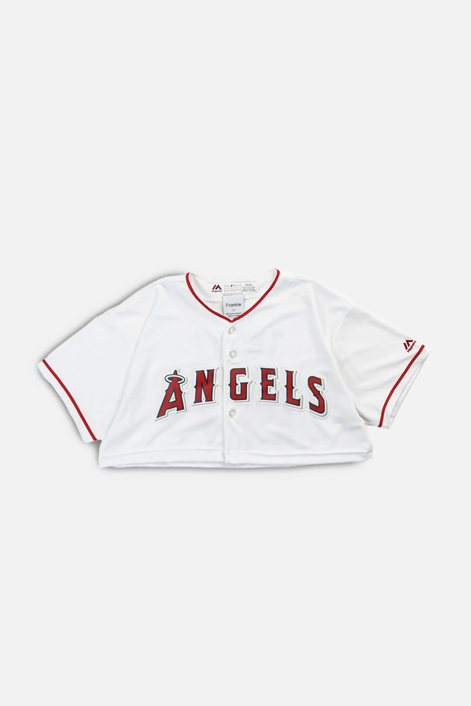 Rework Crop LA Angels MLB Jersey - S