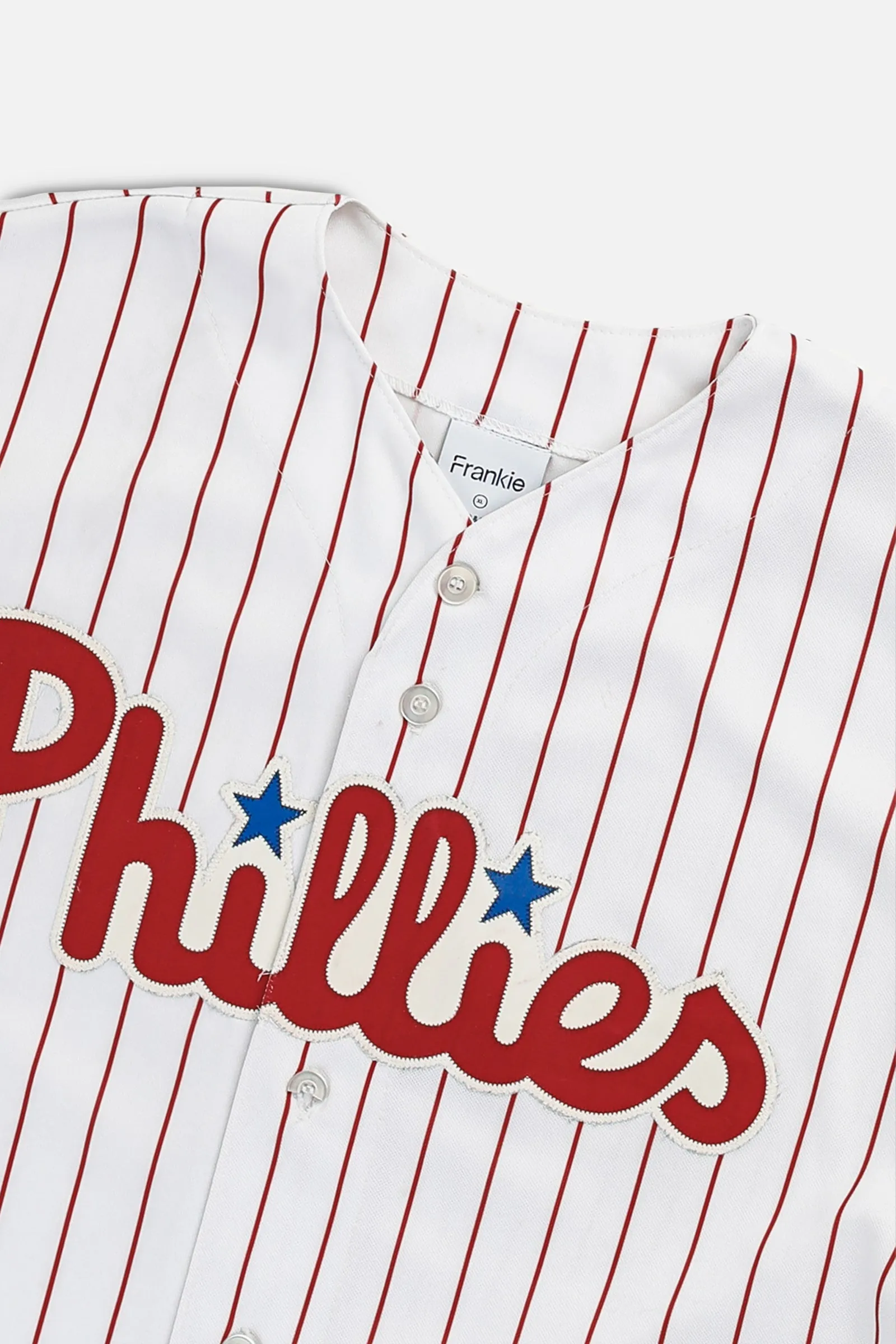 Rework Crop Philadelphia Phillies MLB Jersey - XL